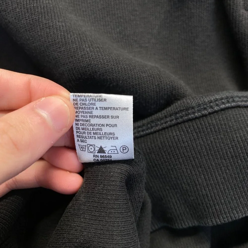 Tommy Bahama Men’s Sweater Black Cotton Long Sleeve Quarter Zip‎ Size XL